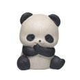 thumbnail image 1 of Figura en miniatura de panda, estatua de animal de regalo, adorno de arcilla morada, té Estilo B4.2x3.1x4.8cm, 1 of 9