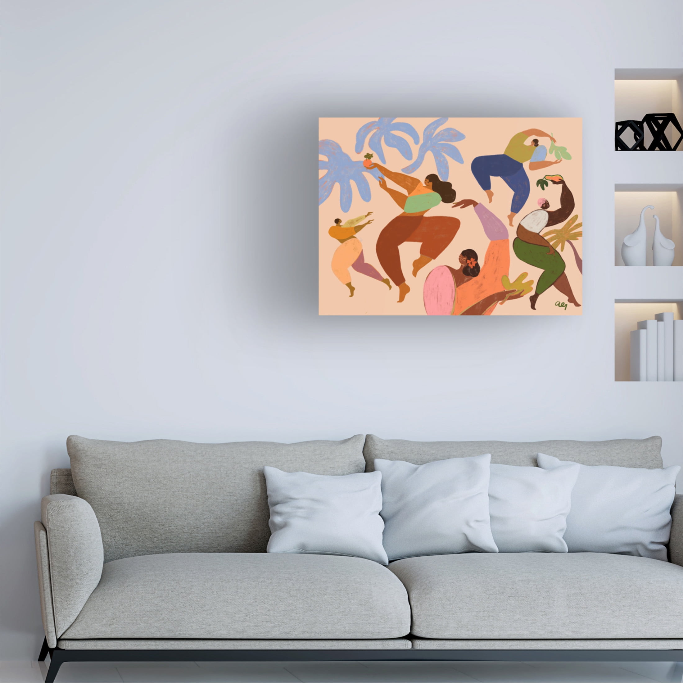 Trademark Fine Art Arty Guava Dance Dance Canvas Wall Art