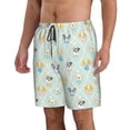 thumbnail image 2 of Bixox Men's Different Breeds of Dogs printing Casual Classic Fit Short Summer Beach Shorts, 2 of 6