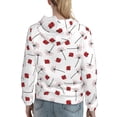 thumbnail image 7 of Honeii Ladybug With Dandelion Pattern Womens Oversized Hoodies Long Sleeve Sweatshirts Pullover Fall Outfits with Pocket-Large, 7 of 7