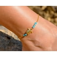 thumbnail image 4 of 12Pcs Women's Charm Anklet Set Multilayer Chain Ankle Bracelets Boho Gold Anklet for Women, 4 of 7