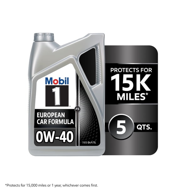 3 pack) Mobil 1 FS European Car Formula Full Synthetic Motor Oil