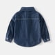 thumbnail image 3 of Gibobby Blusa Casual Para Niños Camisa sólida de manga larga para bebés y niñas, ropa de otoño e invierno para niños(Azul marino, 2-3 Años), 3 of 4