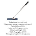 thumbnail image 4 of Modern Long Handle Concrete Trowel Cement Surface Smoothing Tool w/ Finishing Shoes For Construction Sites, 4 of 18