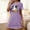 Purple, variant on Sakmal Halloween Moomoos for Women Sleep Oversized Cloud-Like Black Cozy Moomoo Dress Short Crew Neck Short Sleeve Ghost Print Nightgowns S-2XL