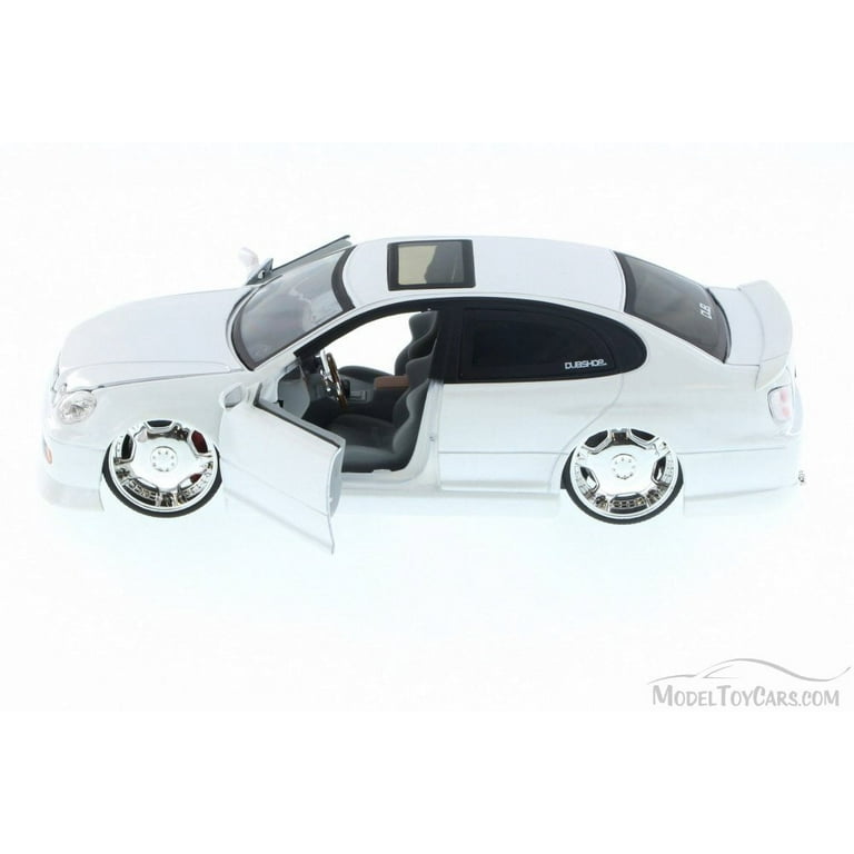 Jada Lexus GS430 Diecast Model Toy Car, 1/24 Scale, White