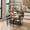 Annual rings, variant on Kitchen Island with Power Outlet and 2 Bar Stools, Industrial Bakers Rack with Storage Shelves and Hooks, Microwave Stand Coffee Bar Table with Drawer for Dining Room