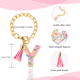 thumbnail image 5 of Accesorios con Dijes de Letras para -Cup 1 Piezas con Inicial con Asa para -Tumbler para Mujeres y Niñas, y, 5 of 5