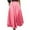 Pink, variant on Womens Skirts with Pockets Summer Casual Trendy Skirts High Waist Side Split Ruched Skirt