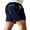 Navy, variant on ZVNAΖH Mens Shorts Casual Stretch Waist Drawstring Shorts with Print Pockets Golf Shorts Beach Shorts for Vacation