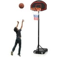 thumbnail image 1 of Costway Panier de Basketball pour Enfants Ajustable avec Filet Robuste, Panneau Arrière et Roue Incassables, 1 of 10