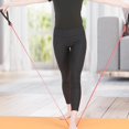 thumbnail image 1 of Bandas de resistencia larga con asas, cuerda de tensión con agarre cómodo Bandas de ejercicio Fitness para entrenamiento de alta intensidad Deportes Macarena Bandas de resistencia, 1 of 7