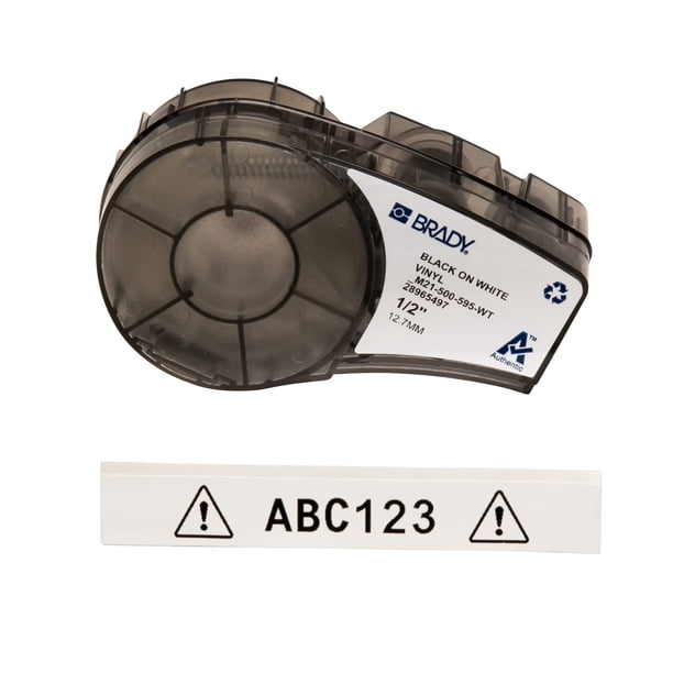 Vinilo auténtico para todo tipo de clima de Label Brady para equipos de laboratorio de identificación