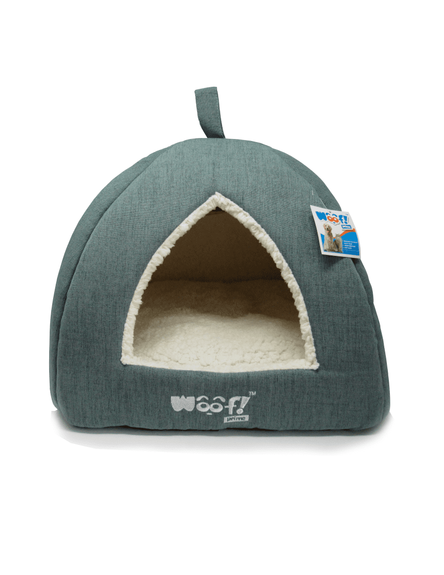 Woof! Prime Igloo Pet Bed Perfect Cats and Dogs Green Color Walmart