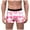 Z16Hot Pink, variant on Gunia Men's Underwear Briefs Heart Print Valentine's Day Shorts High Elasticity Stylish For Everyday Wear Funny Soft S-Xxxl