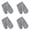 Grey-2, variant on Oven Lattice Mitts for Kitchen Heat Resistant Gloves Non- Grip Suitable for Baking Grilling and Microwave Use 1-4 Pair