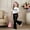 F-1175Black, variant on ZHOGXU Big Kids Girls Outfit Bow Printed Short Sleeve Round Neck Top And Flare Leg Pants Two Piece Comfortable Fashion Sets For Daily Wear Brick Red 9-10 Years