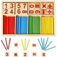thumbnail image 1 of Counting Sticks Mathematical Intelligence Stick Preschool Math Counting Toys with Box for Toddler Boys Girls, 1 of 7