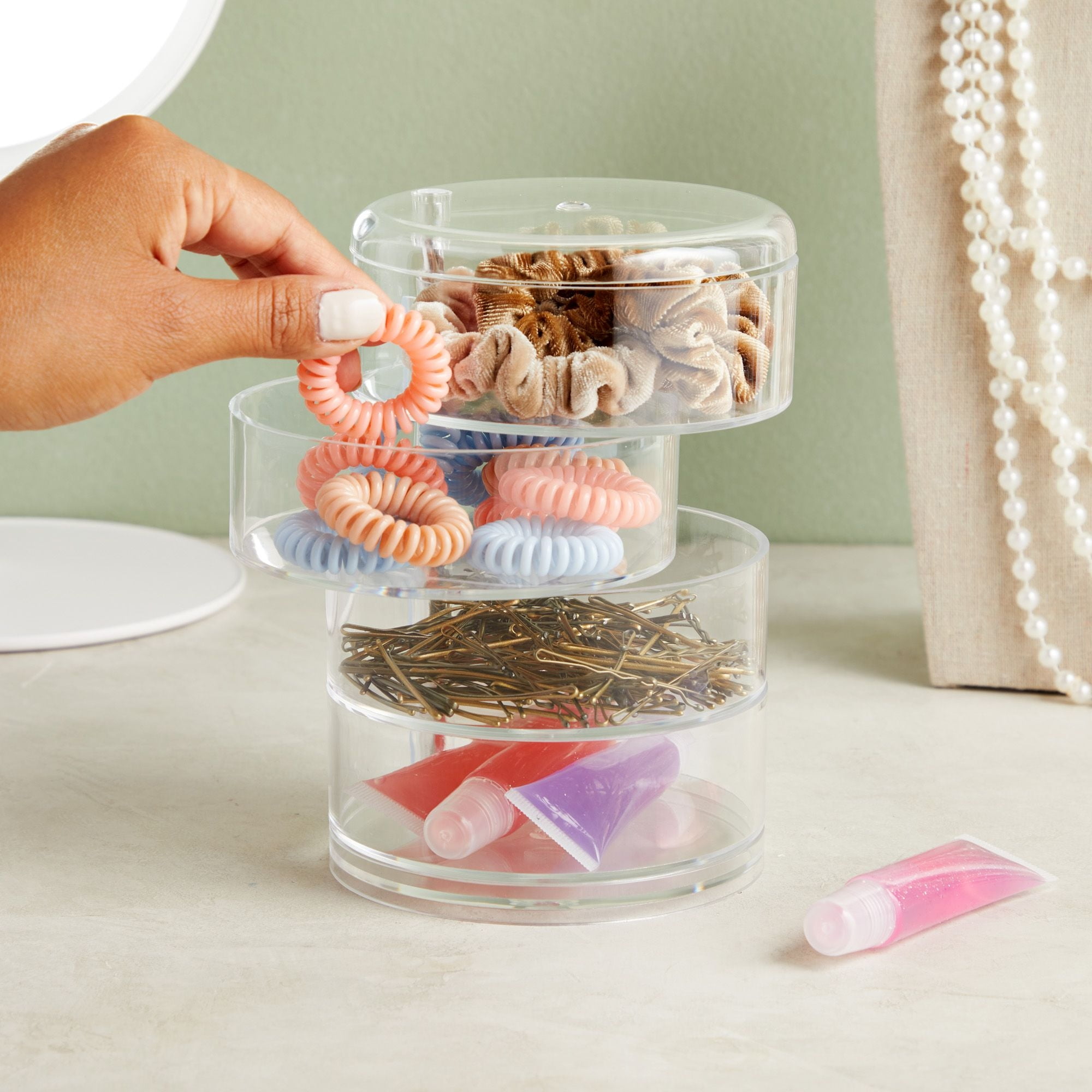 hair tie organizer