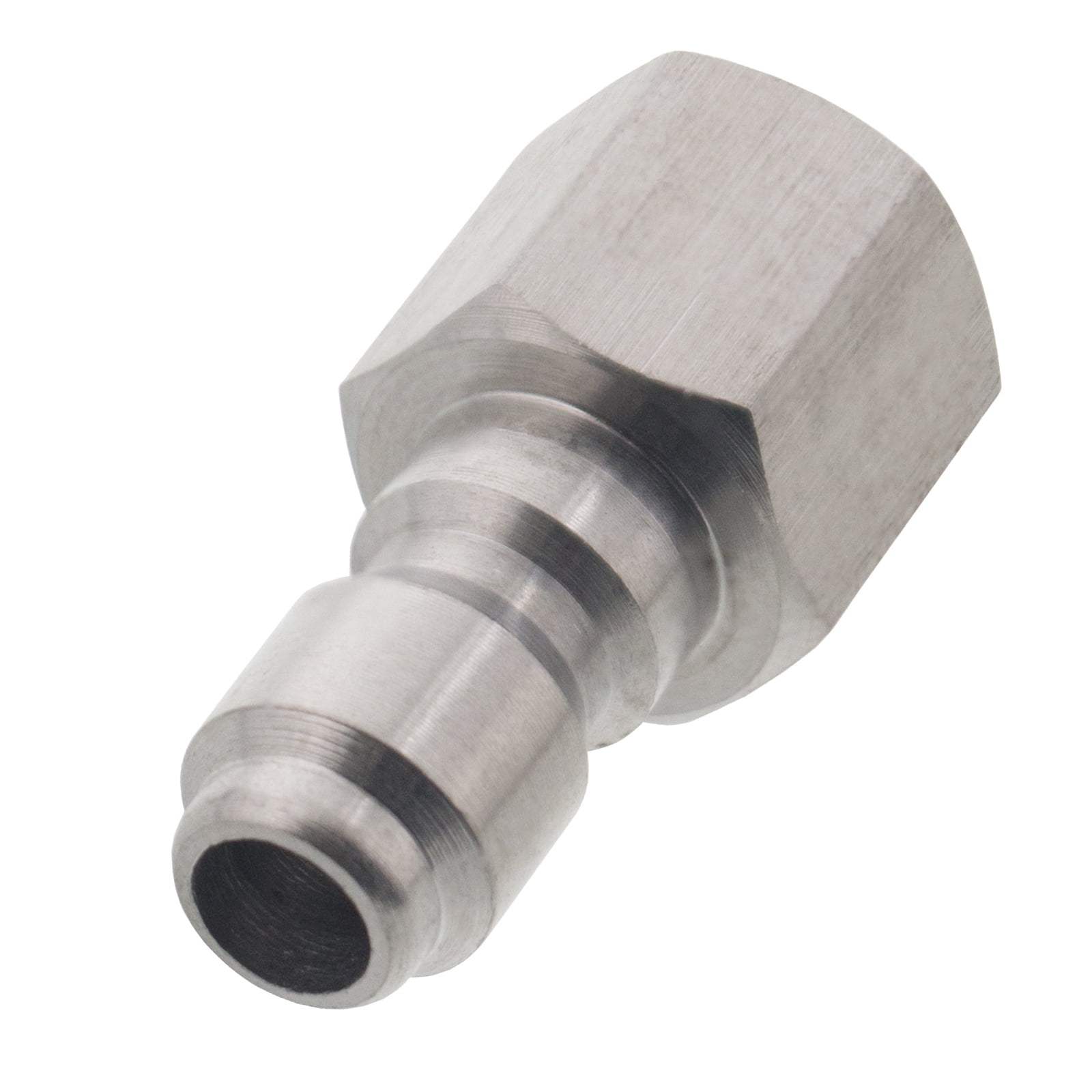 Stainless Steel Power Pressure Washer 1/4" FPT Quick Connect Plug Hose Connector