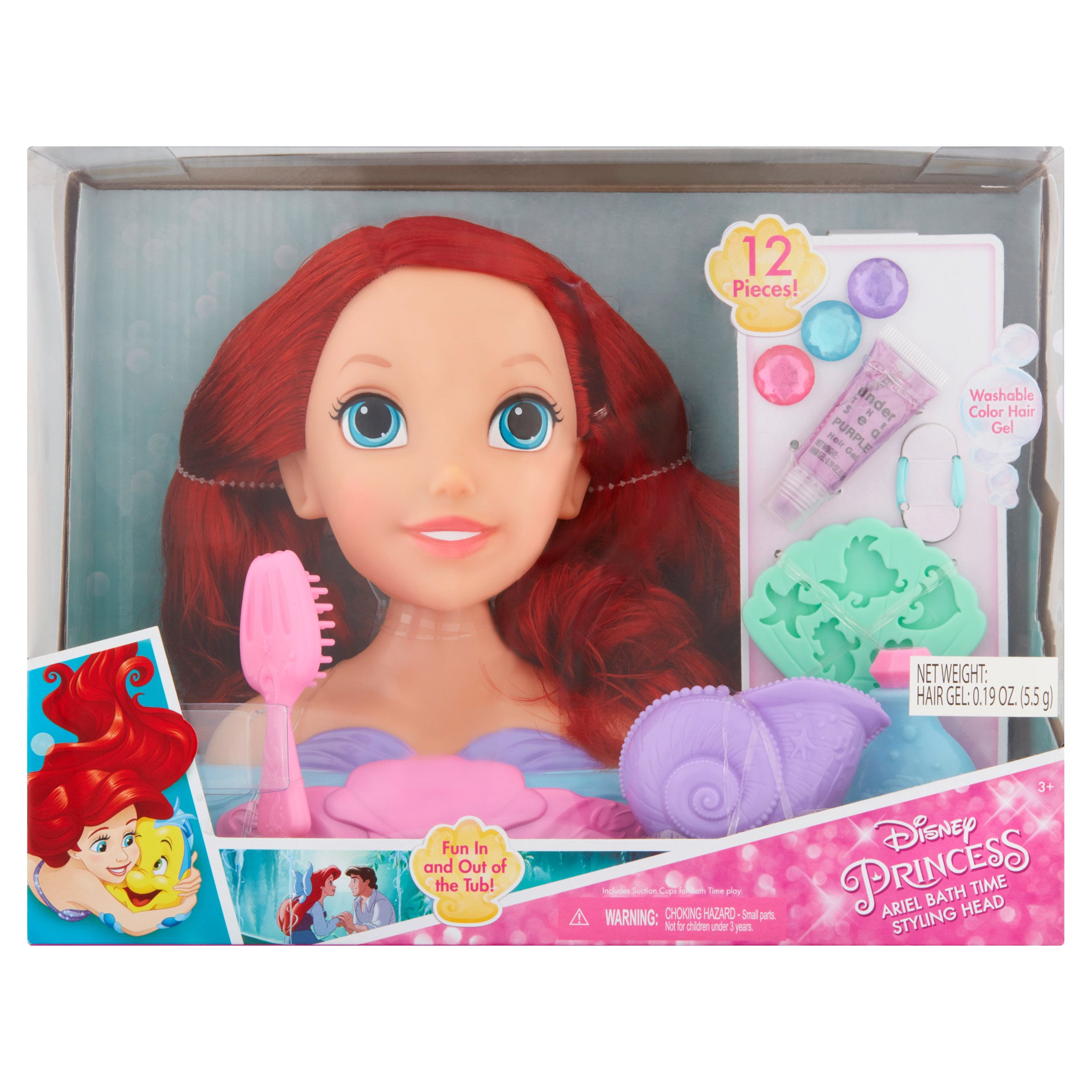 disney princess deluxe ariel styling head