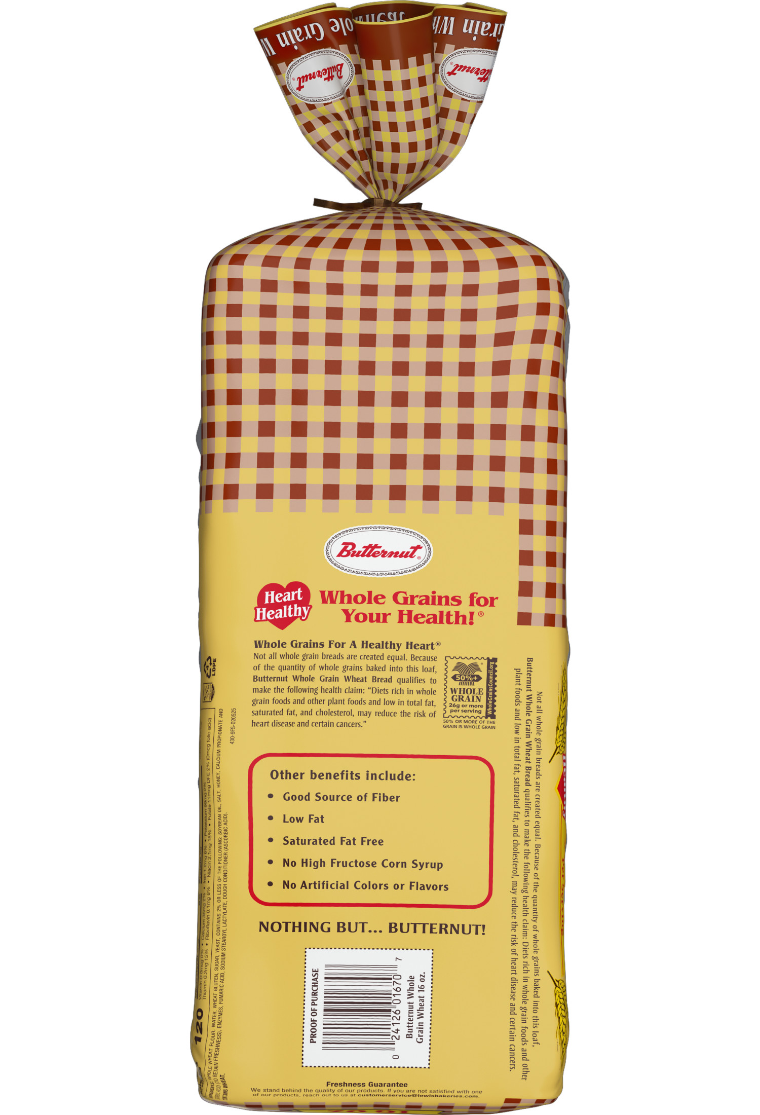 Butternut Whole Grain Wheat Bread, 16 oz