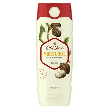 Old Spice Body Wash for Men Moisturize with Shea Butter Body Wash Scent Inspired by Nature 16 (Best Moisturizing Body Wash For Men)