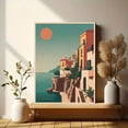 thumbnail image 6 of UXIEQU Coastal Village Canvas Wall Art 15.75x11.81 Inches, 6 of 8