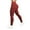Wine, variant on Luxalzxs Leggings with Pockets for Women, High Waist Elasticity Yoga Pants, Workout Running Yoga Leggings Tights