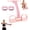 Pink, variant on Multifunction Pedal Resistance Band Trainer,8-Tube Multifunction Tension Rope, Detachable Adjustable Foot Pedal for Strength Training, Pilates, Yoga, Ab Workouts