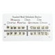 thumbnail image 1 of 10 paquetes de brackets de ortodoncia de metal para dientes dentales, 022 ranuras, 345 ganchos (Edgewise), 1 of 11