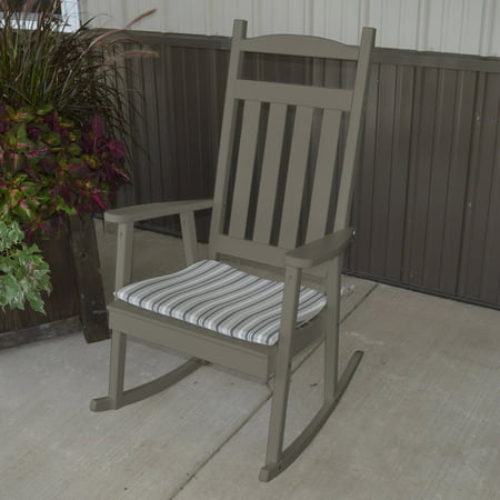 A & L Furniture Yellow Pine Classic Porch Rocker