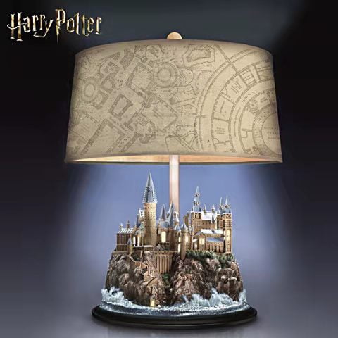The Bradford Exchange Harry Potter Hogwarts Castle Illuminating Sculpture Table Lamp