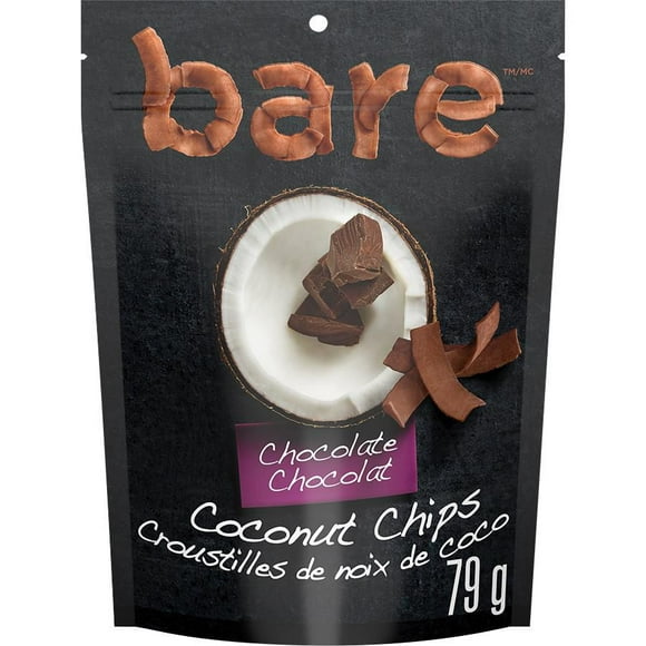 Croustilles de noix de coco Bare Chocolat 79 GM