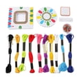 thumbnail image 2 of Kit para hacer pulseras con cuentas de plástico y espaciadores sueltos para manualidades y manualidades para niños. 1 caja de cuentas., 2 of 9