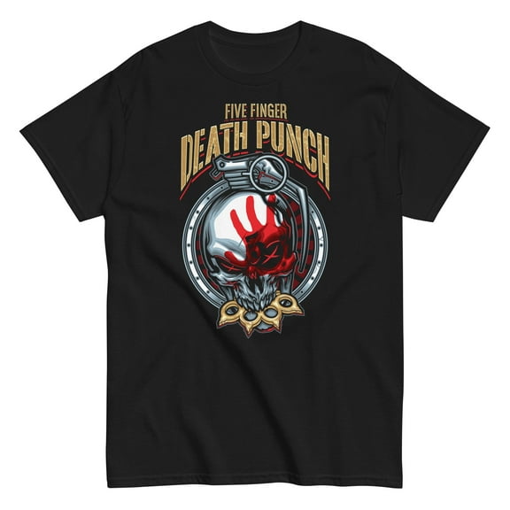Five Finger Death Punch - Brass Knuckle Unisex T-Shirt - Black - Small