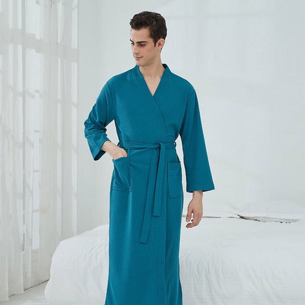 Bata de pijama de pareja Premium, bata Unisex elegante y cómoda para Spa, bata de Hotel suave y absorbente