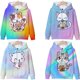 thumbnail image 2 of Sudadera con capucha de animales Boba Tea, sudadera con capucha de gato y zorro, sudadera con capucha Harajuku, sudaderas con capucha para niños, suéteres kawaii, sudaderas casuales, ropa para niños, 2 of 5