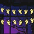thumbnail image 4 of Summercome Halloween String Lights Battery Operated 10 Feet 20 LED Bat Ghost Lights Halloween Decorations Lights Indoor Outdoor Cute Halloween Party Decor, Ghost, 4 of 7