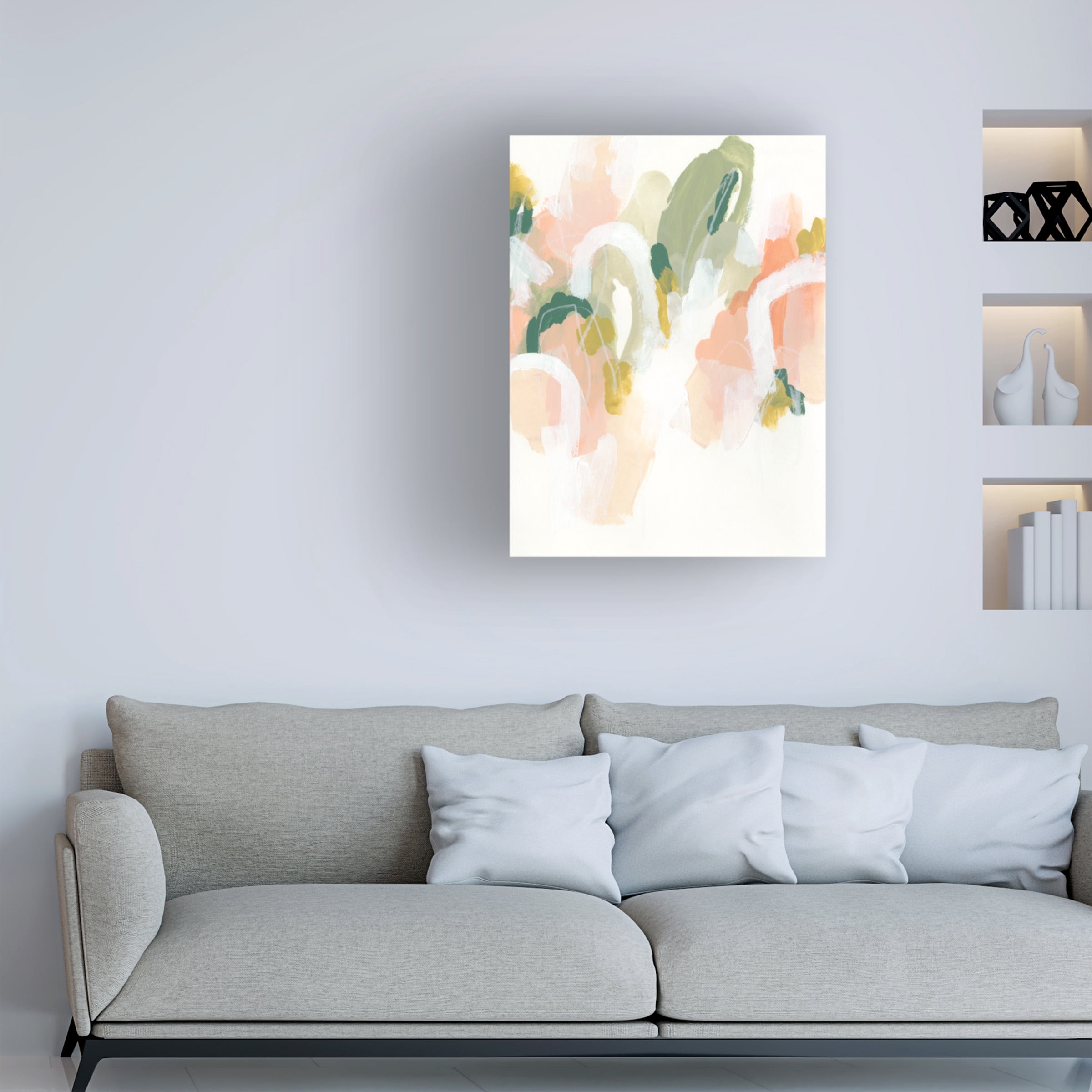 June Erica Vess 'Pastel Cascade I' Canvas Art