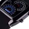 thumbnail image 4 of Reloj Aviador Led Tipo Velocimetro Correa Negro Y Negro, 4 of 8