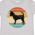 thumbnail image 4 of Inktastic Chihuahua Dog Retro Sunset Boys or Girls Toddler T-Shirt, 4 of 5