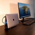 thumbnail image 4 of Vertical Laptop Stand, Adjustable Laptop Stand, Vertical, 5 in 1 Laptop Stand with 3 Slots, Space Saving for MacBook, Notebook, iPad, Laptops up to 17.3 Inches, Black, 4 of 5
