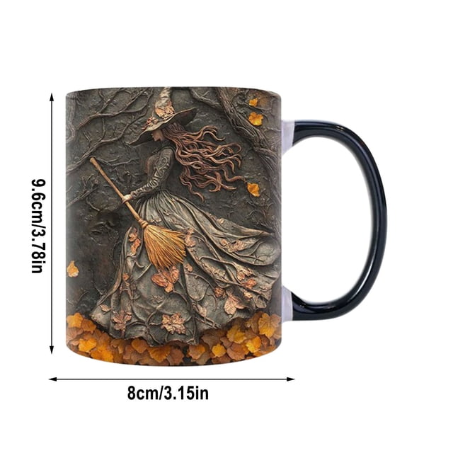 Taza de mago de Halloween, tazas prácticas para decoración de eventos