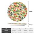 thumbnail image 2 of Daiia Fruits Peach1 Printed Pattern Ceramic Plate Dinner Plates Bone China Decorative Plates with Display Stand Art Ceramic Ornaments for Wall Hanging Decoration-10in, 2 of 6