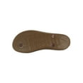 thumbnail image 2 of Fitflop Womens iQushion Ergonomic Metallic Mirror Flip Flops, Bronze, US 6, 2 of 3