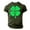 Gray, variant on Green St Patricks Day Mens Clothing Irish Short Sleeve Casual Crew Neck Graphic Tee Leisure Men's T-Shirts