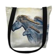 18 x 18 in. Wild Horses Tote Bag - Large