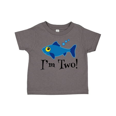 

Inktastic 2nd Birthday Party Fish Gift Toddler Boy or Toddler Girl T-Shirt