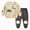 R222-Beige, variant on NOLDARES Toddler Boy Clothes 2 Piece Long Sleeve Graphic Sweatshirt and Joggers Pants Set Fall Winter Casual Outfits Clothing(Beige,2-3 Y)
